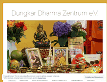 Tablet Screenshot of dungkar-dharma-zentrum.org